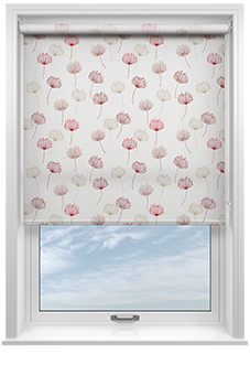 Daphne, Vermillion - Motorised Roller Blind